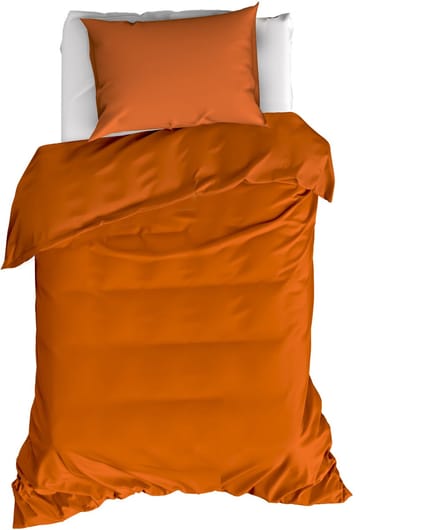 Moodit Dekbedovertrek Basil Bronze - Eenpersoons - 140 x 220 cm - Katoen