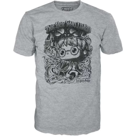 Funko Pop! Movies: Harry Potter Tee Box #162 Metallic Effect - Maat XL