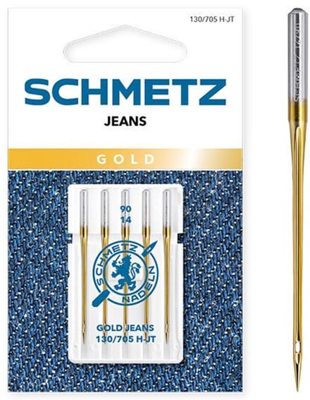 Schmetz jeans/denim Gold dikte 90