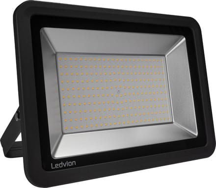 Ledvion - ECO LED-schijnwerper buiten, IP65, 200W, 110lm/W, natuurlijk wit, 4000K, superhelder, breedstraler, buitenlamp