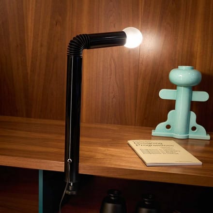 Stilnovo tafellamp Periscopio, zwart, hoogte 68 cm, metaal