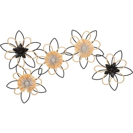 Wanddecoratie Mauro Ferretti E Raffia Flow