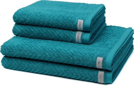 Ross Dames en Heren 2 X handdoek 2 X douchehanddoek - in set Smart
