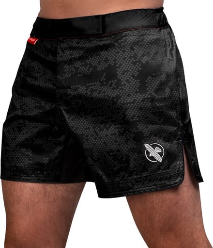 Hayabusa Hex Mid-Length Fight Shorts - Zwart - Maat S
