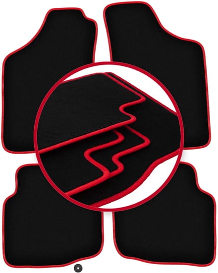 CARLUX-RED automatten voor: Mitsubishi L200 Triton pick-up (2001-2006)