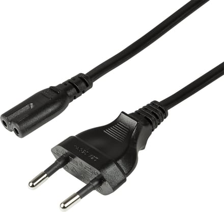 LogiLink CP145 electriciteitssnoer Zwart 3 m CEE7/16 C7 stekker