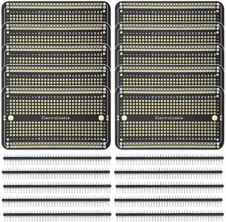Prototype Printplaat Set Goud Verguld voor Arduino en DIY Elektronica Projecten