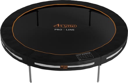 Avyna InGround Trampoline Ø245 cm – Rond – Zwart – Compact Ingraafmodel