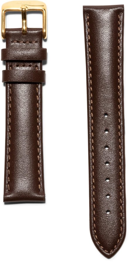 KRAEK Bruin Goud - horlogebandje  met quick release - 18 mm bandje - Easy click