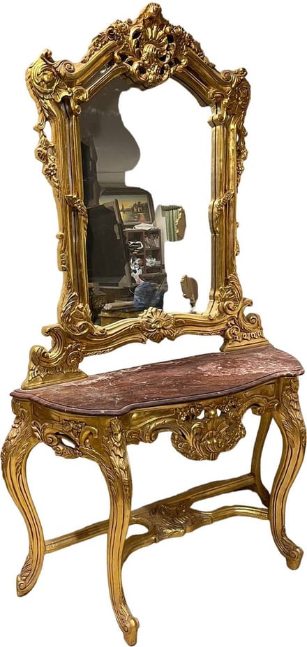 Barok spiegel console exclusief XL
