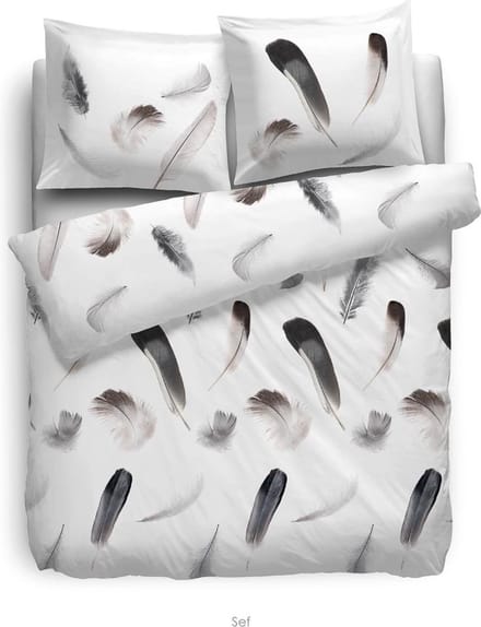 Heckett Lane Dekbedovertrek Katoen Sef - white 260x200/220cm