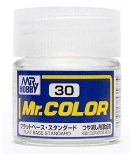 Gunze Mr. Hobby C-030 - Mr. Color 10 ml Flat Base - Lacquer Modelbouwverf