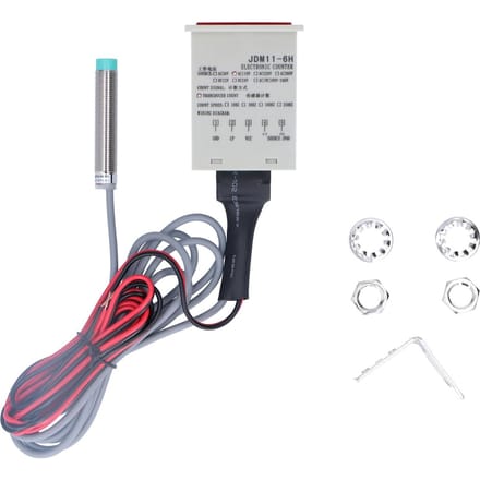 BERM Digitale Elektronische Teller voor Metalen Objecten Contact Inductiepaneel Reset JDM11‑6HDC12 24V white