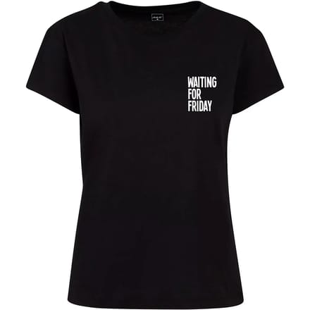 Mister Tee - Waiting For Friday Box Dames Tshirt - L - Wit/Roze