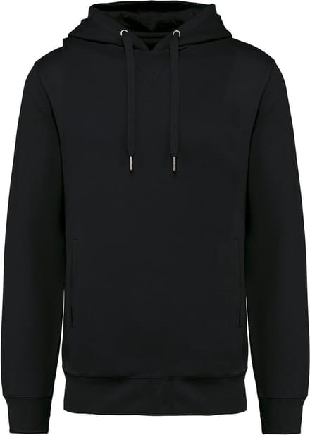 Kariban Ecologische uniseks sweater met capuchon K4009 - Black - S