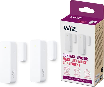 WiZ Contact Sensor - Home Monitoring - 2-pack - directe meldingen via de WiZ app