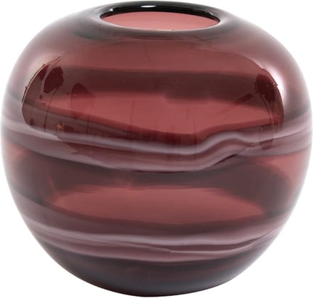 Light&living Vaas Ø21x18,5 cm LOUKA glas donker rood
