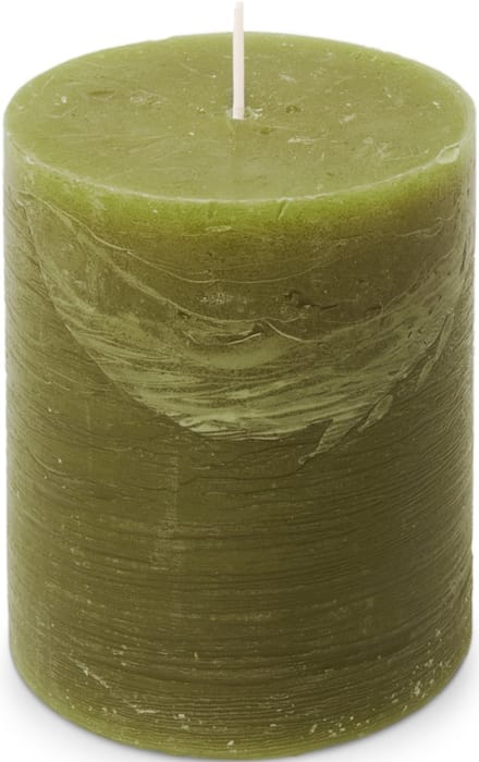 Spaas Rustieke stompkaars Essential Collection 100/130 mm - Olijf groen