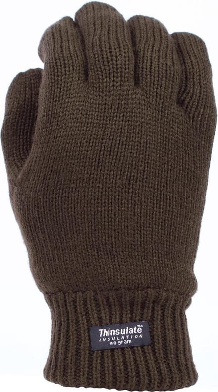 Fostex handschoen thinsulate bruin XS-S