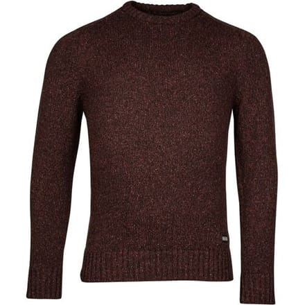 Baileys Trui Crew Neck Single Knit Aubergine / male