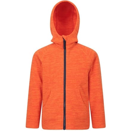 Mountain Warehouse Kinder/Kids Snowdonia Microfleece Full Zip Hoodie (Oranje)