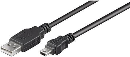 Pro USB-A  USB Mini-B (5-pin) - 1.5m - Zwart