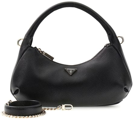 GUESS schoudertas handtas Gilda Mini Hobo Black zwart