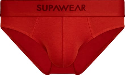 SUPAWEAR Just Supa Brief Red - MAAT M - Heren Ondergoed - Slip voor Man - Mannen Brief
