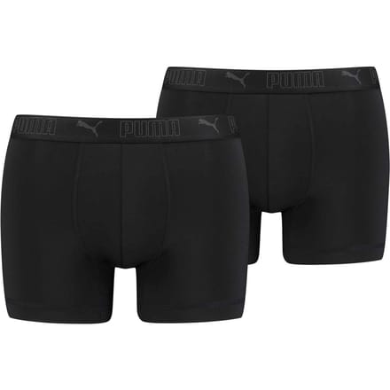 Puma Heren Actieve Boxershorts (Set van 2) (Zwart)