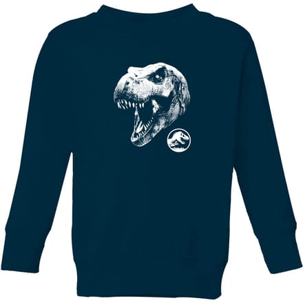 Jurassic Park T Rex Kids' Sweatshirt - Navy - 110/116 (5-6 jaar)