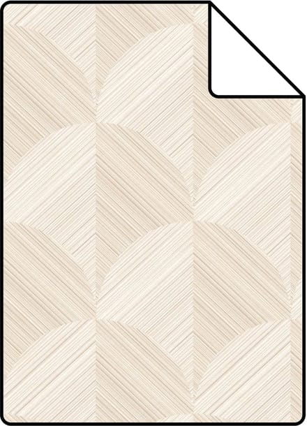 Proefstaal Origin Wallcoverings behang 3D-motief lichtbeige - 26.5 x 21 cm - 347987-S