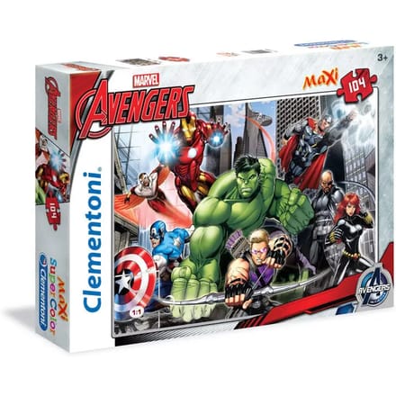 Clementoni - Puzzel - 104 Stukjes - The Avengers - Puzzel Voor Kinderen vanaf 3 Jaar