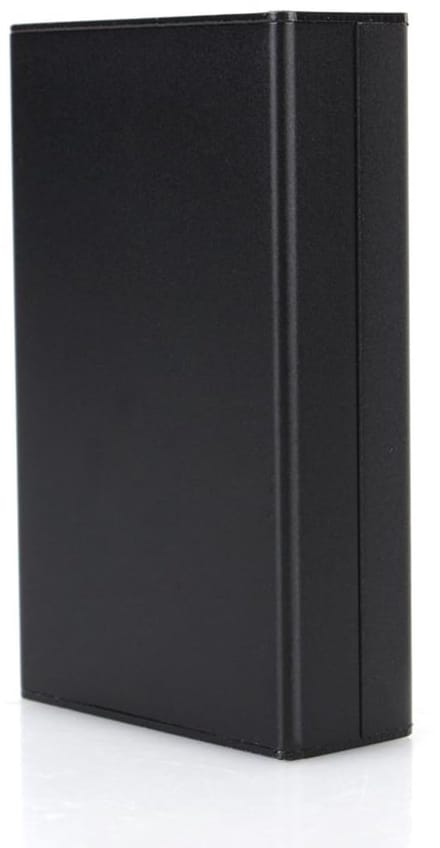 Zwarte Aluminium Projectbox - 80 x 50 x 20 mm voor Elektronische Projecten en Doe-Het-Zelf