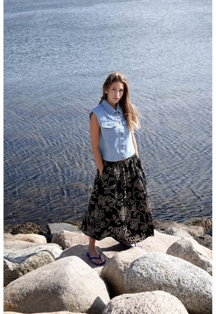 Minus Emilia Vest Ligth Denim