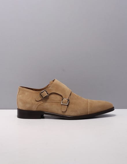 Van Bommel Gespschoenen SBM-30020-22-02 Licht Bruin Camel Wijdte H