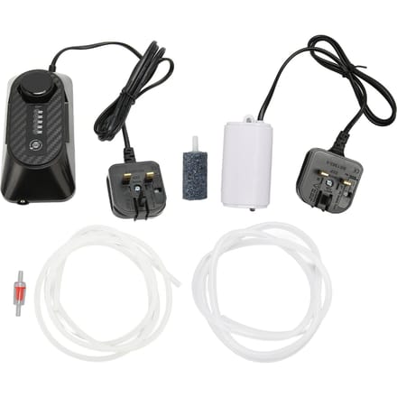 Aquarium Ozon Generator Verstelbaar Vis Tank Ozonator voor Waterzuivering Algenverwijdering Geur gray
