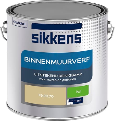 Sikkens - Binnenmuurverf Mat - F9.20.70 - Mengverf - 2,5 L