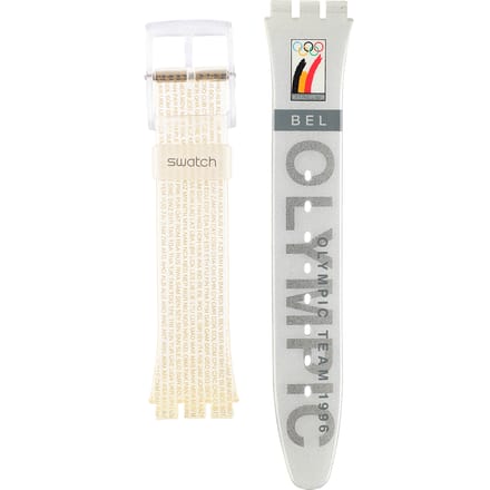 Swatch Plastic - Originals Medium (34mm) /Access/Solar/Musicall/Stop - G/SK/SL/SR/SS/SO28 AGZ150L GZ150L Olympic Team Belgium band