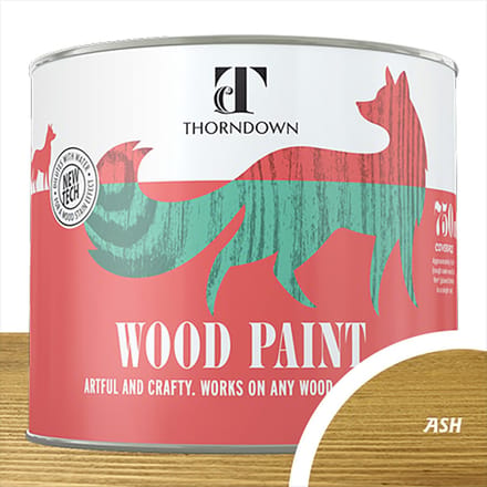 Thorndown houtverf Ecologisch Bruin Naturel - waterbasis - 2500ML - Ash