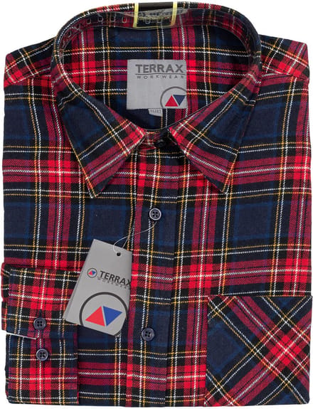 TERRAX kleding 81032-3168 Flanellen overhemd 105 cm