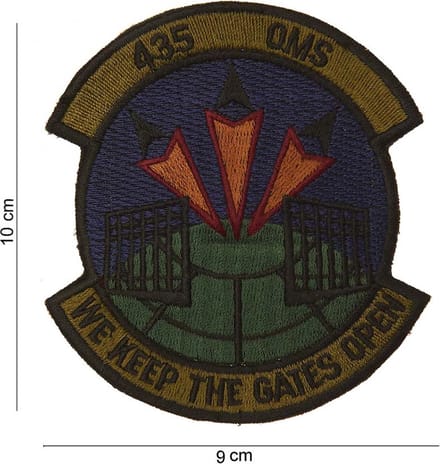 Embleem stof 435 OMS