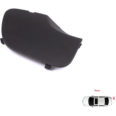 BSP1193 Achterbumper Trekhaak Oogafdekking Zwart voor Renault Dacia Duster MK2 HM 2017-2023 511656583R