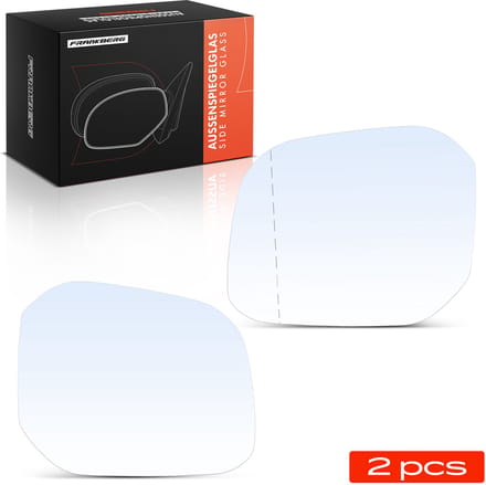 Frankberg 2x Spiegelglas Buitenspiegel Voor voor VW