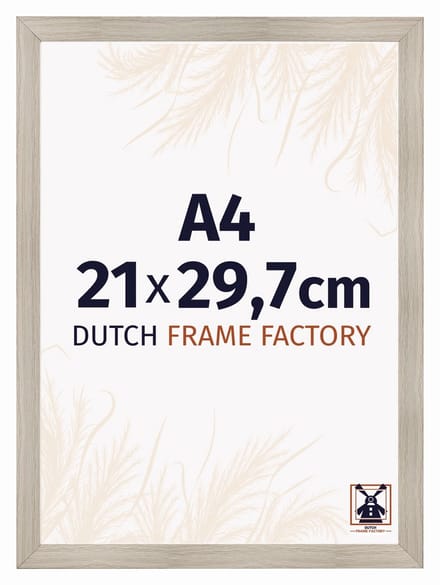 Fotolijst A4 21x29,7 cm - MDF - Eiken Licht - Praag