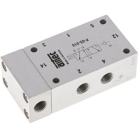 5/2 G1/8'' Luchtgestuurd Ventiel ATEX 2-10bar/28-140psi Airtec