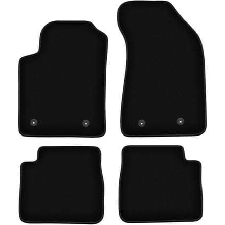 BASIC zwarte veloursmatten voor: Lancia Delta III hatchback (2008-2014)