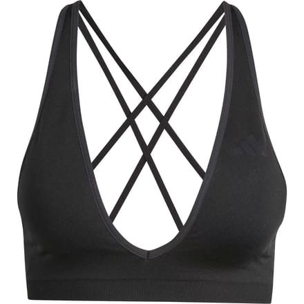Adidas Performance Essentials Knit Light Support Workoutbeha - Dames - Zwart