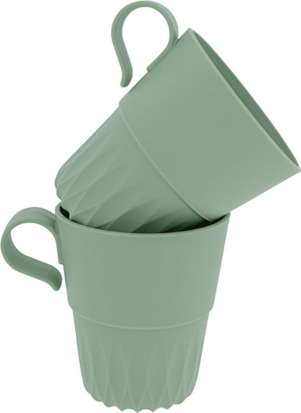 Officup herbruikbaar 180ml, PP Ø 7,56 x 8,8 cm groen (20 stuks)