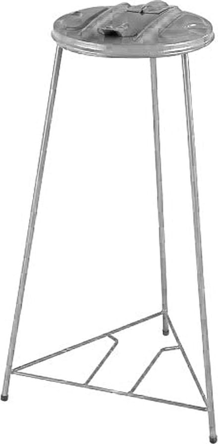 Verzinkte afvalzakhouder 60 liter - Hoogte 95 cm