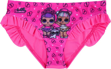 Neonroze zwemslipjes voor meisjes LOL Surprise!